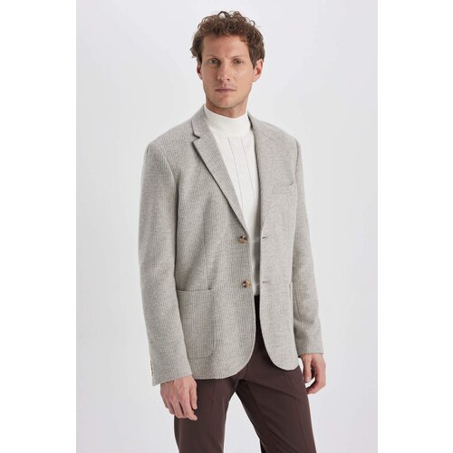 Defacto Slim Fit Striped Lined Blazer Slike