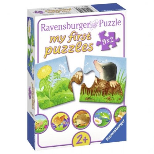 Ravensburger puzzle (slagalice) - Moje prve puzzle, 9 u 1,sitne zivotinje Cene