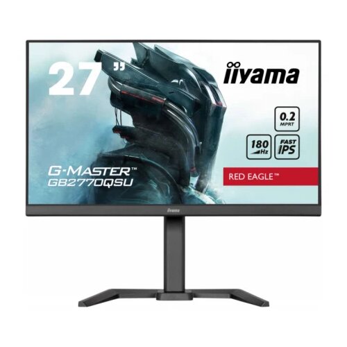 Iiyama monitor 27" g-master GB2770QSU-B6 ips 2560x1440/180Hz/0.2ms/HDMi/DP/USB Cene