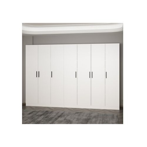 Woody Fashion Ormar Noah-8205, 315x210x35 cm, Bijeli Slike