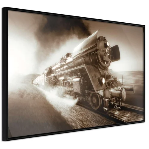  Poster - Steam and Steel 30x20