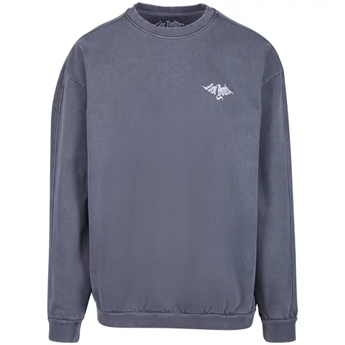 Lost Youth Sweater majica 'TERRY' golublje plava / bijela