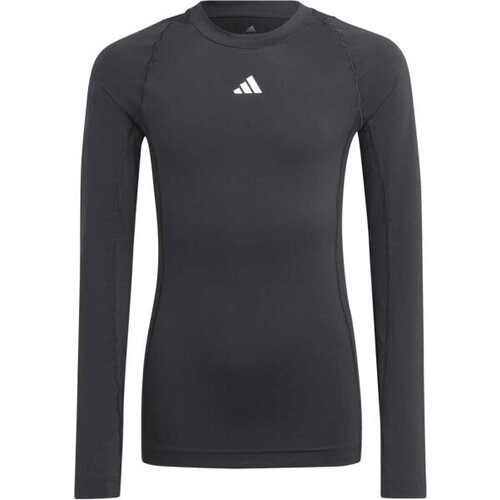 Adidas TECHFIT LONG SLEEVE TEE Majica za dječake, crna, veličina Slike