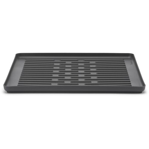 Brabantia Tamno sivi metalni dvoetažan ocjeđivač za posuđe 37x33 cm &amp;ndash; Slike