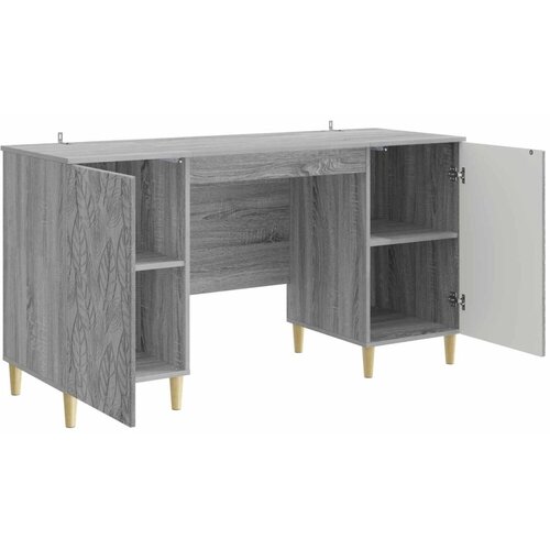  Stol Siva Sonoma 142 5 x 50 x 75 cm Konstruirano drvo - Siva Sonoma Slike