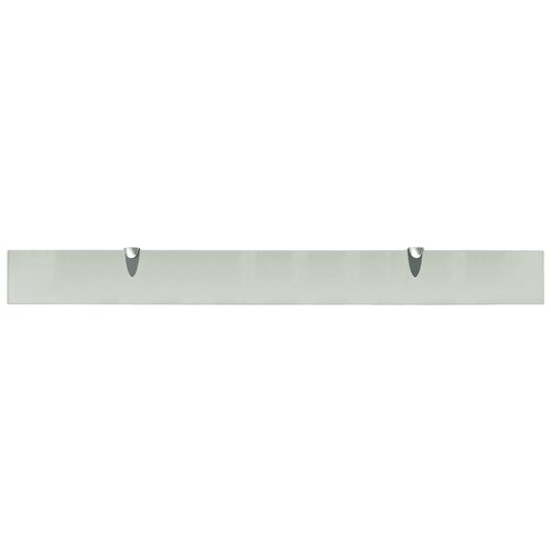  Zidne police 2 kom staklene 100 x 10 cm 8 mm Slike