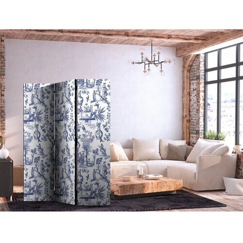  Paravan - Rome and Botany - Blue Pattern with a Greek and Plant Motif 135x172 Akustični Cijene