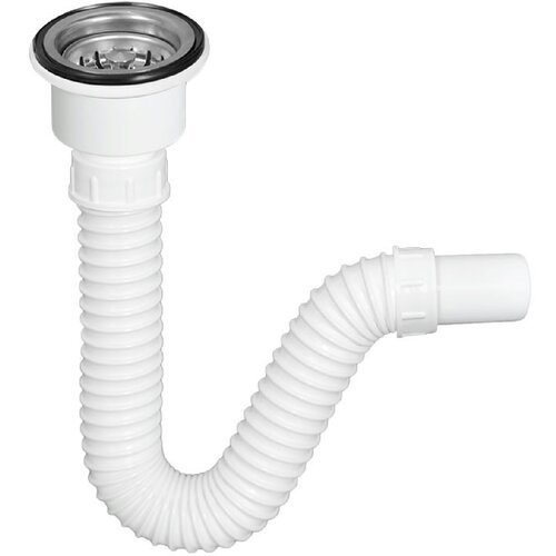 Texo flex sifon s - jednodelni fi 60 sa resetkastim umetkom Slike