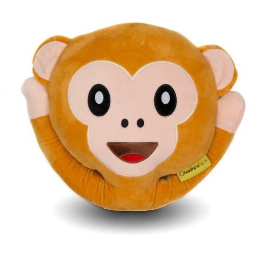 HappyFace Blazina pli&amp;scaron;asta emoji v obliki opice 32cm Slike