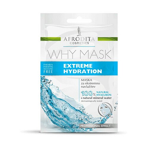 Afrodita Cosmetics why maska za ekstremnu hidrataciju 2x6 ml Slike