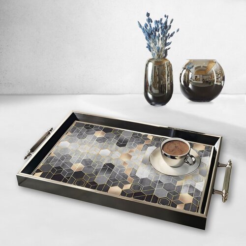 Aberto Design Poslužavnik TPG9865 50 x 29 x 3.5 cm, Šareni Cene