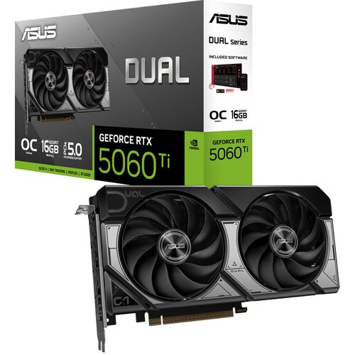 Asus Dual -RTX5060TI-O16G NVIDIA GeForce RTX 5060 Ti 16 GB GDDR7 Cijene