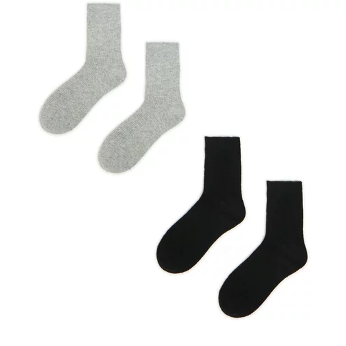Cropp ženski komplet od 2 para čarapa - Svijetlo siva  8912V-09M