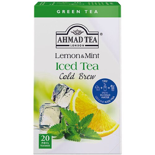 Ahmad Tea ledeni čaj Lemon & Mint Cold Brew, 20 kesica Slike