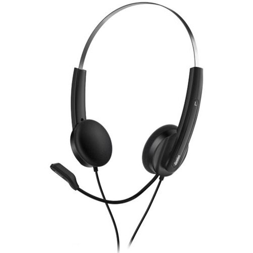 Genius HS-220U (31710020400) črne, lahke slu&amp;scaron;alke z mikrofonom za online komunikacijo, (5000368393) Slike