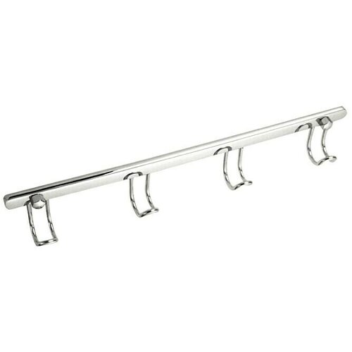 NOVASERVIS Zidna lajsna s kukicama Novatorre (Duljina: 25 cm, Plemeniti čelik, Srebrne boje) Slike