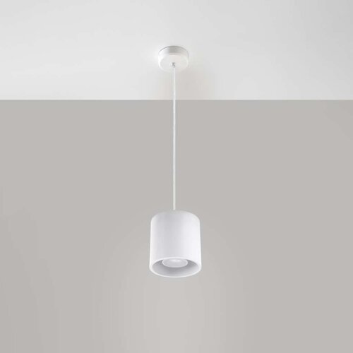  Sollux SL.0053 - Luster na sajli ORBIS 1 1xGU10/40W/230V bela Slike