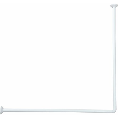 Tendance držač za zavese za kadu ugaoni 90X90cm aluminijum bela Slike