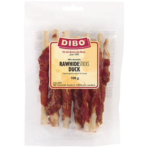 DIBO &amp;scaron;tapići od sirove kože s pačetinom - 4 x 100 g Slike