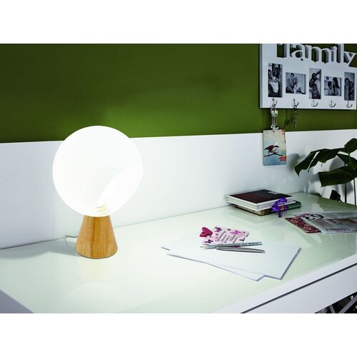 Eglo Mamblas stona lampa/1, e27, drvo/bela Slike