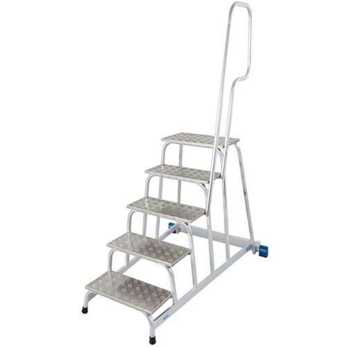 Krause-werk prostostoječa lestev s platformo Stabilo 1x5 stopnic 805102 Slike