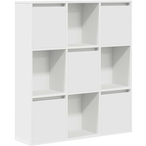 VidaXL Regal za knjige bijeli 89x24x101,5 cm od konstruiranog drva Slike