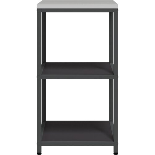 VidaXL polica za skladi&amp;scaron;tenje hrane crna 60 x 50 x 92 cm čelik Slike