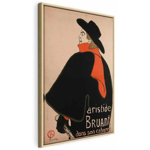  Slika - Aristide Bruant: Dans son cabaret (1 Part) Vertical 80x120 U prirodnom drvenom okviru Cene