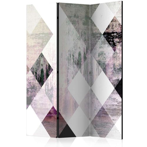  Paravan u 3 dijela - Rhombic Chessboard (Pink) [Room Dividers] 135x172 Cijene
