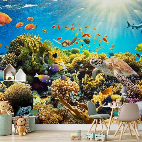  Foto tapeta - Underwater Land 100x70 Slike