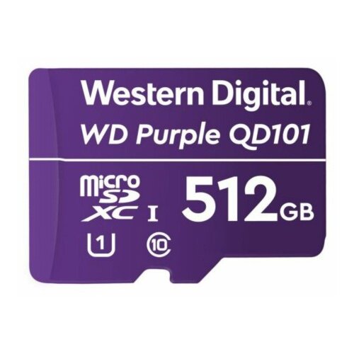 Western Digital PURPLE microSD XC 512GB spominska kartica QD101 Cene