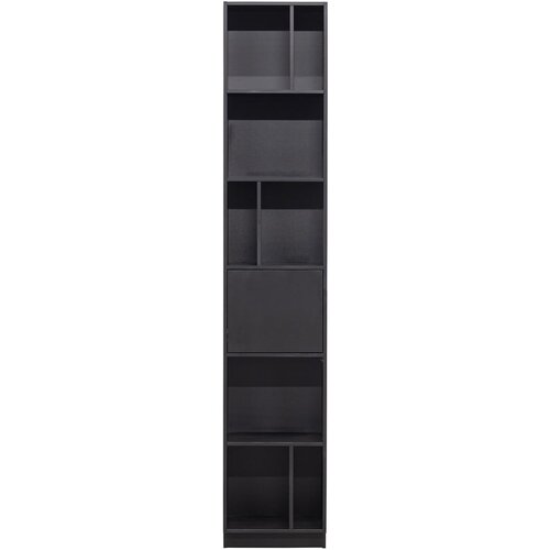 WOOOD Črn regal iz masivnega bora 40x210 cm Finca &amp;ndash; Slike