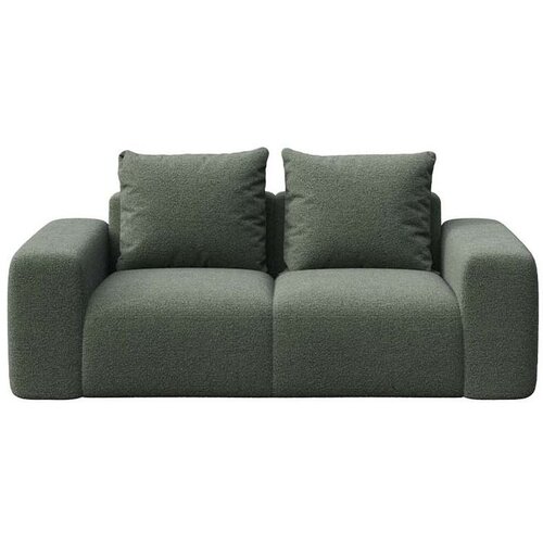 Rodier Zelena sedežna garnitura iz tkanine bouclé 212 cm Monce – Cene