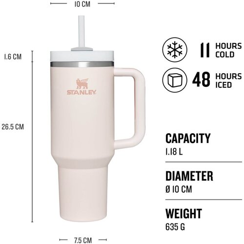 Stanley Svijetlo ružičasta termosica 1,18 l Quencher H2.O FlowState &amp;ndash; Slike