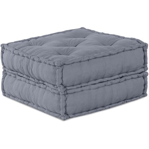  Dvosjed Modularni Pouf Sofa Konvertibilni Sivi Tkanina Slike