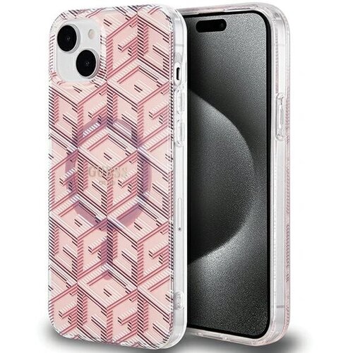 Guess OVITEK IML GCUBE MAGSAFE ZA IPHONE 15 PLUS / 14 PLUS - ROZA, (21833485) Cene