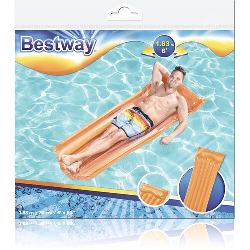  Bestway: Prozoren napihljiv ležalnik v različnih barvah 183 x 76 cm Cene