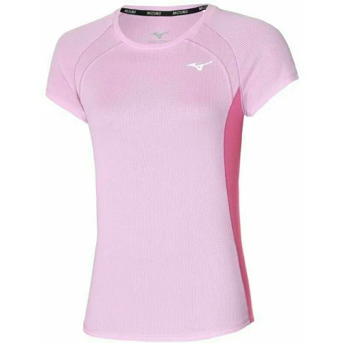 Mizuno DryAeroFlow Tee Pink Lavender S Tekaška majica s kratkim rokavom