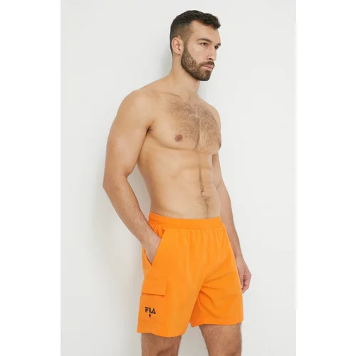 Fila Kopalne kratke hlače oranžna barva