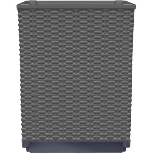  Sadilice 2 kom crne 30 x 30 x 37 cm od polipropilena Slike
