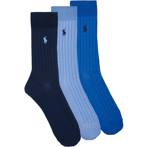 Polo Ralph Lauren Dokolenke EGYPTIAN CTN CREW SOCK 3 PACK Modra Cene