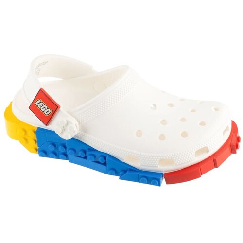 Crocs Nogavice LEGO 4LW System Clog Bela Slike