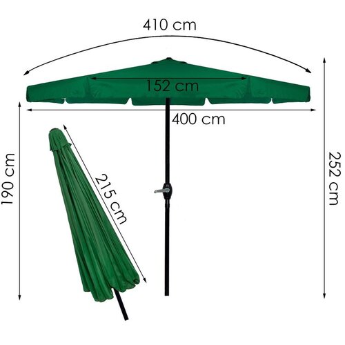  Vrtni suncobran Gu0031 400 cm Cene