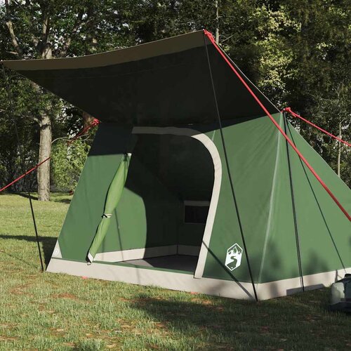  Kamping &amp;scaron;ator s krovom Zelena 223 x 163 x 130 cm taft Slike