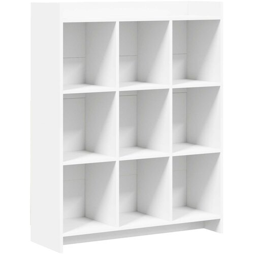 vidaXL Police za knjige Bijela 87 5 x 30 x 111 cm Konstruirano drvo - Bijela 87 5 cm Cene