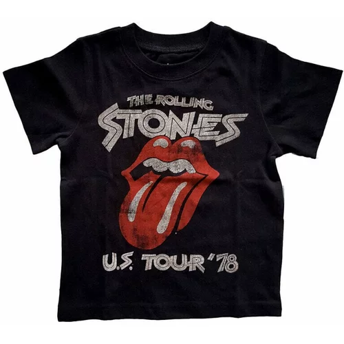 The Rolling Stones majica US Tour '78 5 Years Črna