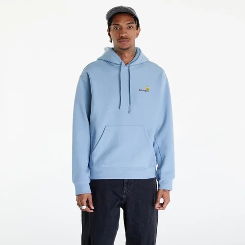 Carhartt WIP Hooded American Script Sweat UNISEX Frosted Blue