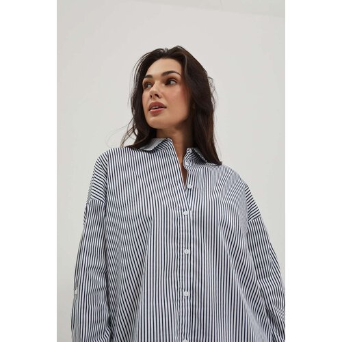Moodo LADIES SHIRT L-KO-4016 BÍLÁ_NAVY Cijene