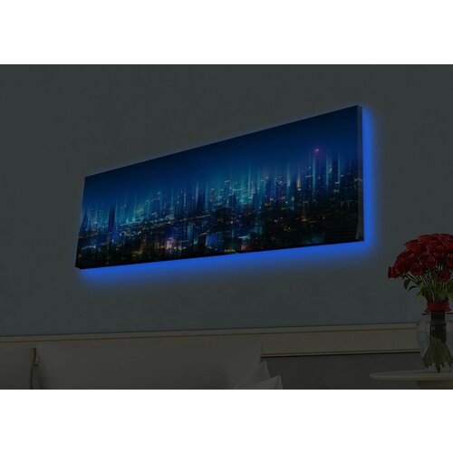 Wallity 3090HDACT-002 multicolor decorative led lighted canvas painting Slike