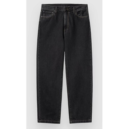 Carhartt WIP Aaron Kavbojke black stone washed Slike